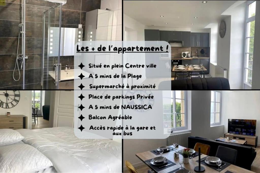 L'Escapade Cote D'Opale Lägenhet Boulogne-sur-Mer Exteriör bild